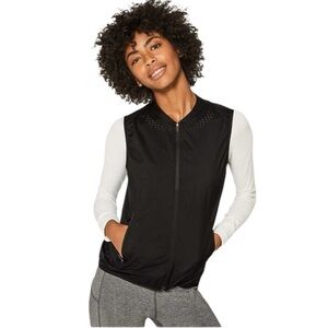 EUC lululemon athletica “Like The Wind” Black Vest (AA)